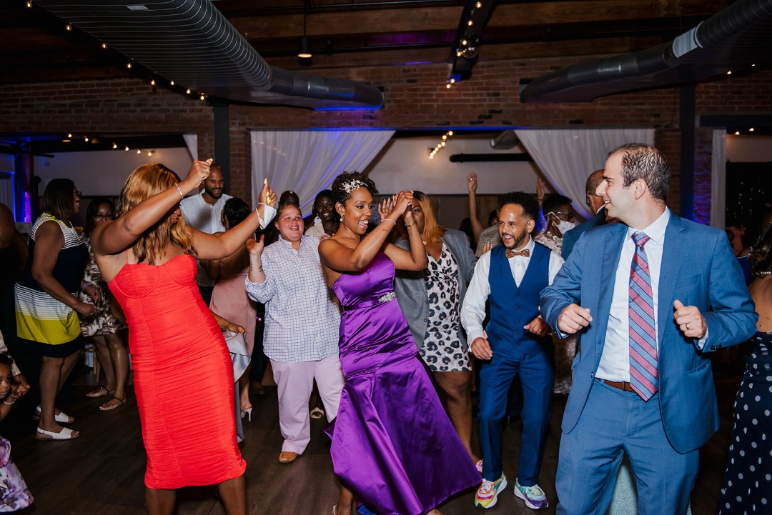 Tell us about the unique hip hop wedding reception: