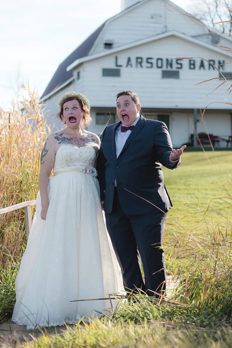 The Sweetest Vintage Country Queer Wedding Youll See Today