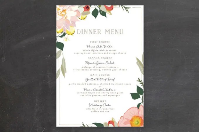 Spring wedding invitations