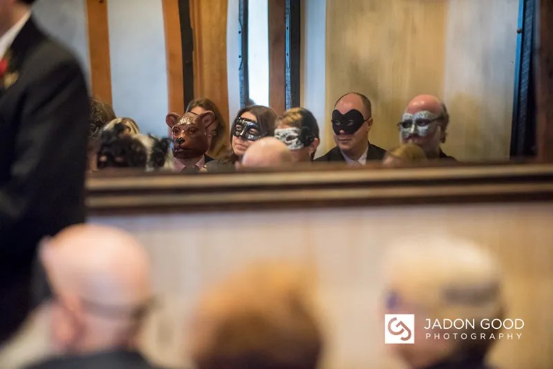 Tell us about the masquerade wedding ceremony: