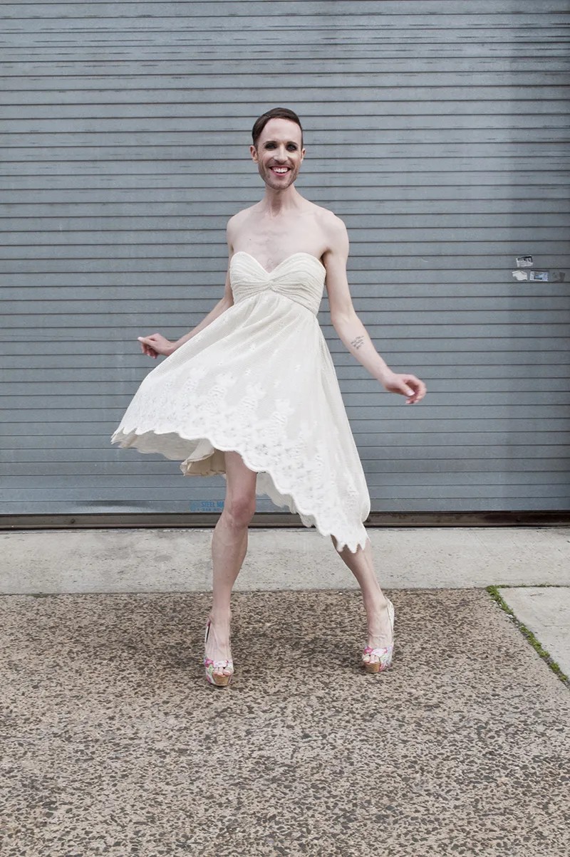 This gender fluid wedding dress photo shoot gives zero fucks about the gender binary