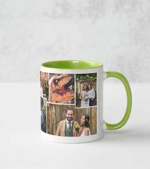 2) Make a custom mug with a personal message