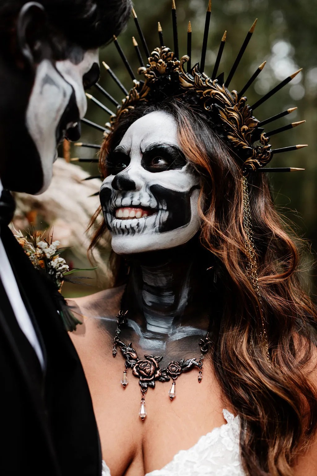 Vendors who worked on this styled shoot full of Ghoulishly Chic Halloween Wedding Ideas: