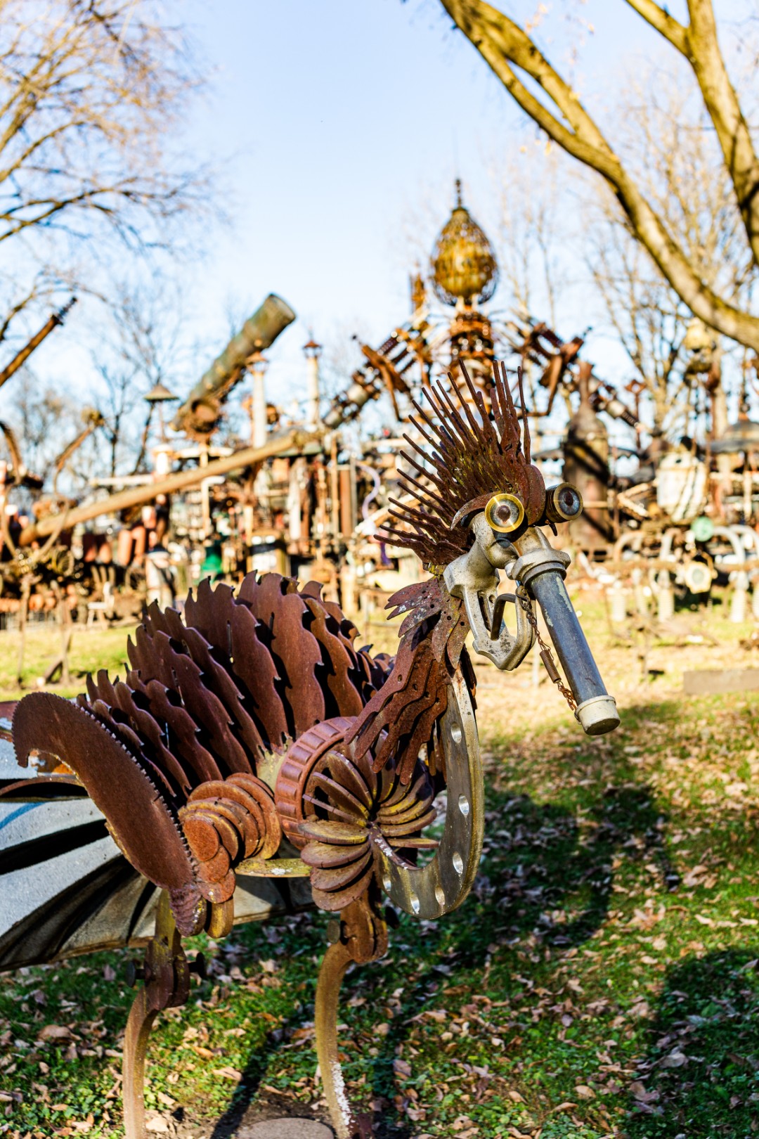 Forevertron wedding at the Evermor Sculpture Park Gallery