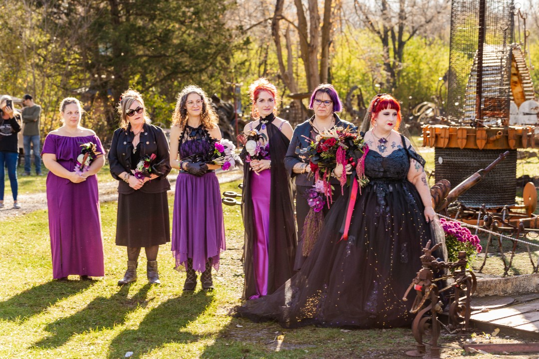 Forevertron wedding at the Evermor Sculpture Park Gallery