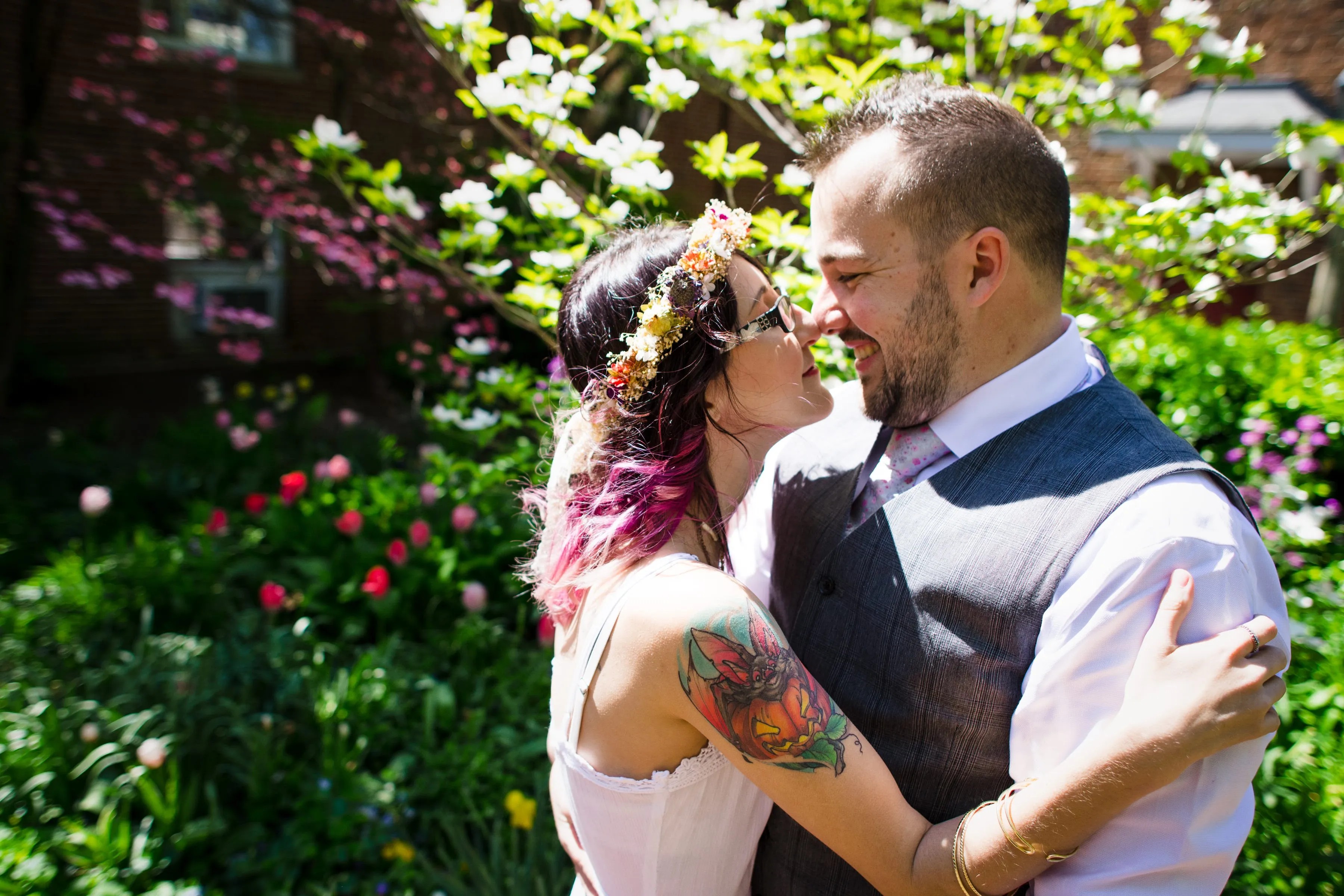 Our offbeat wedding at a glance: