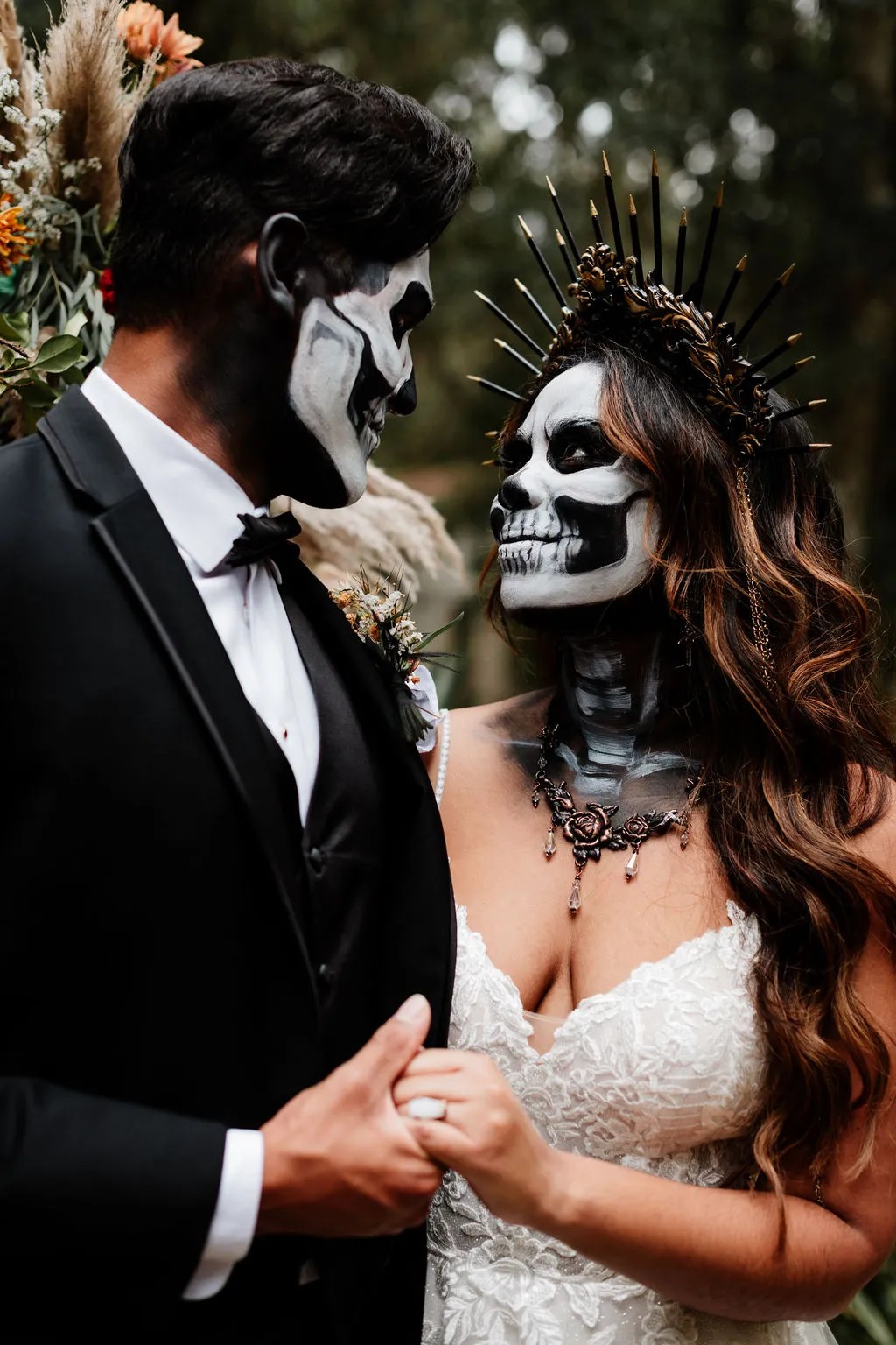 Vendors who worked on this styled shoot full of Ghoulishly Chic Halloween Wedding Ideas: