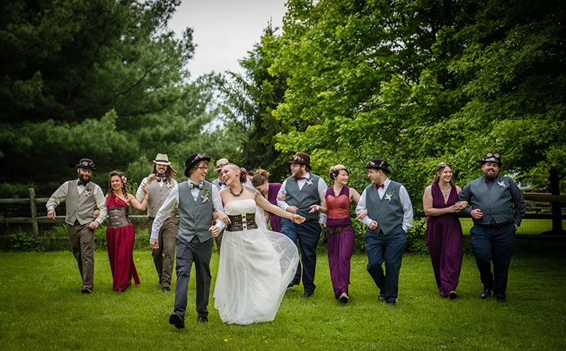 Our offbeat wedding at a glance: