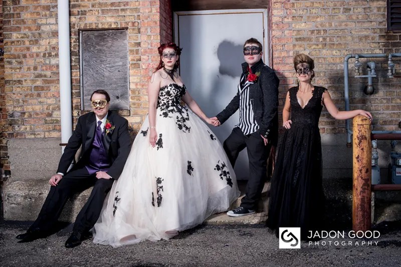 Our masquerade wedding at a glance: