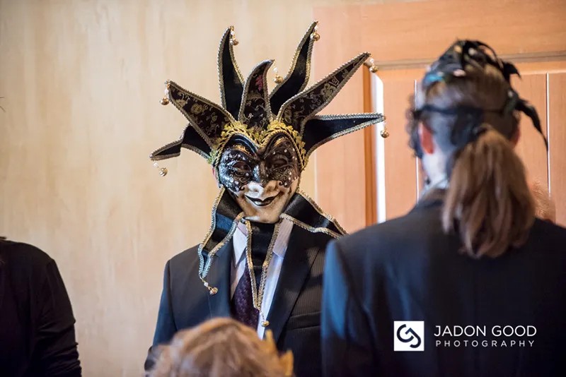 Our masquerade wedding at a glance: