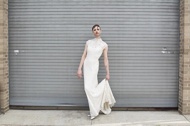 This gender fluid wedding dress photo shoot gives zero fucks about the gender binary