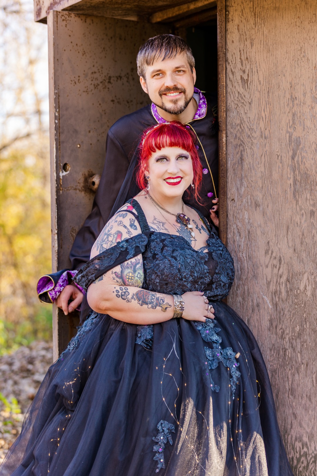 Our Forevertron wedding at the Evermor Sculpture Park: