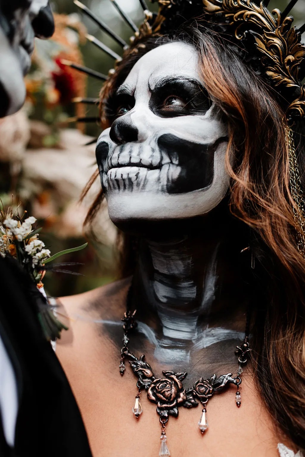 Vendors who worked on this styled shoot full of Ghoulishly Chic Halloween Wedding Ideas: