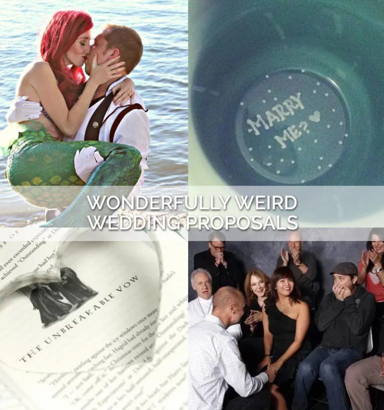 16 Wonderful And Weird Wedding Proposals (That Totally Worked!)