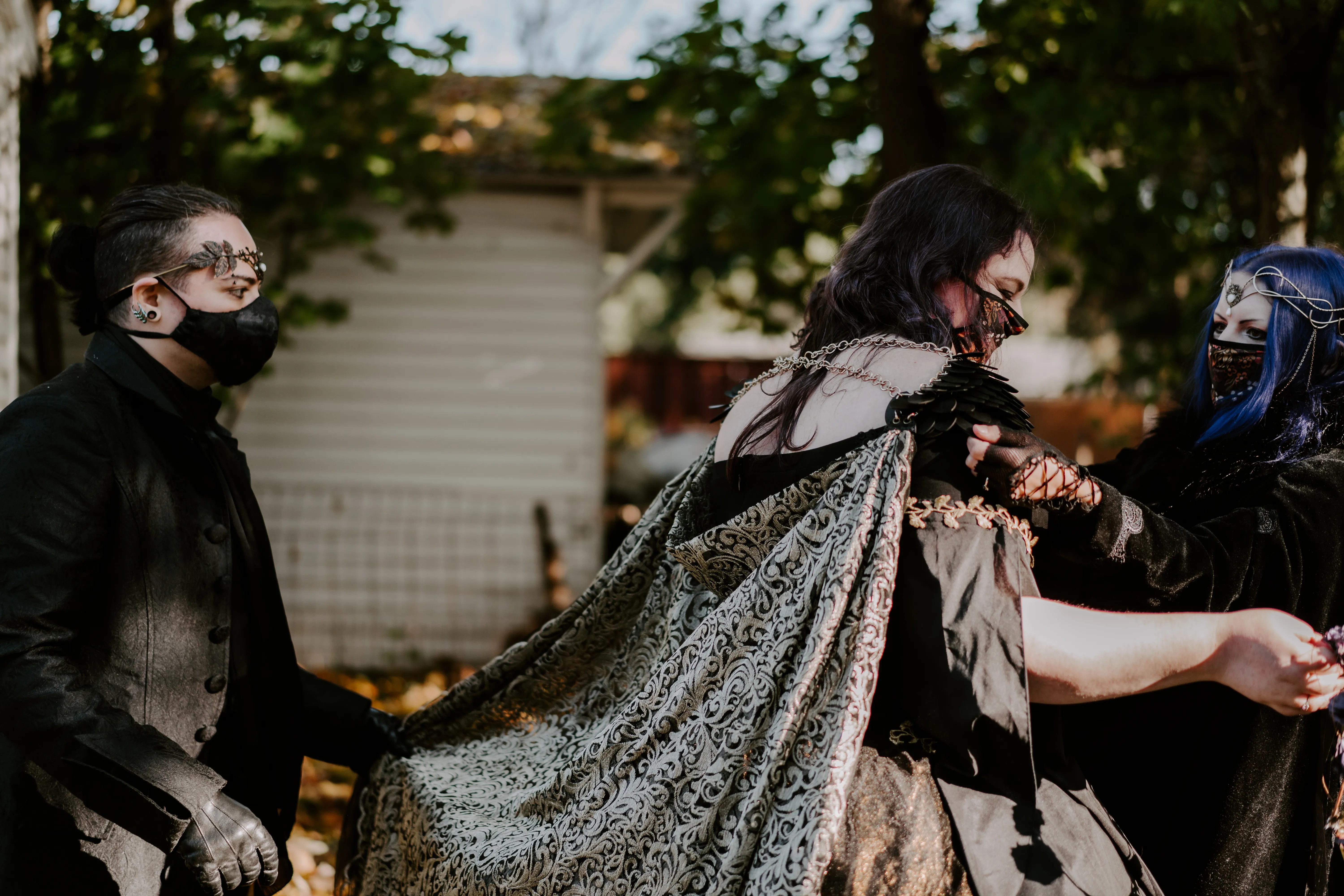 The full witchy Halloween handfasting gallery