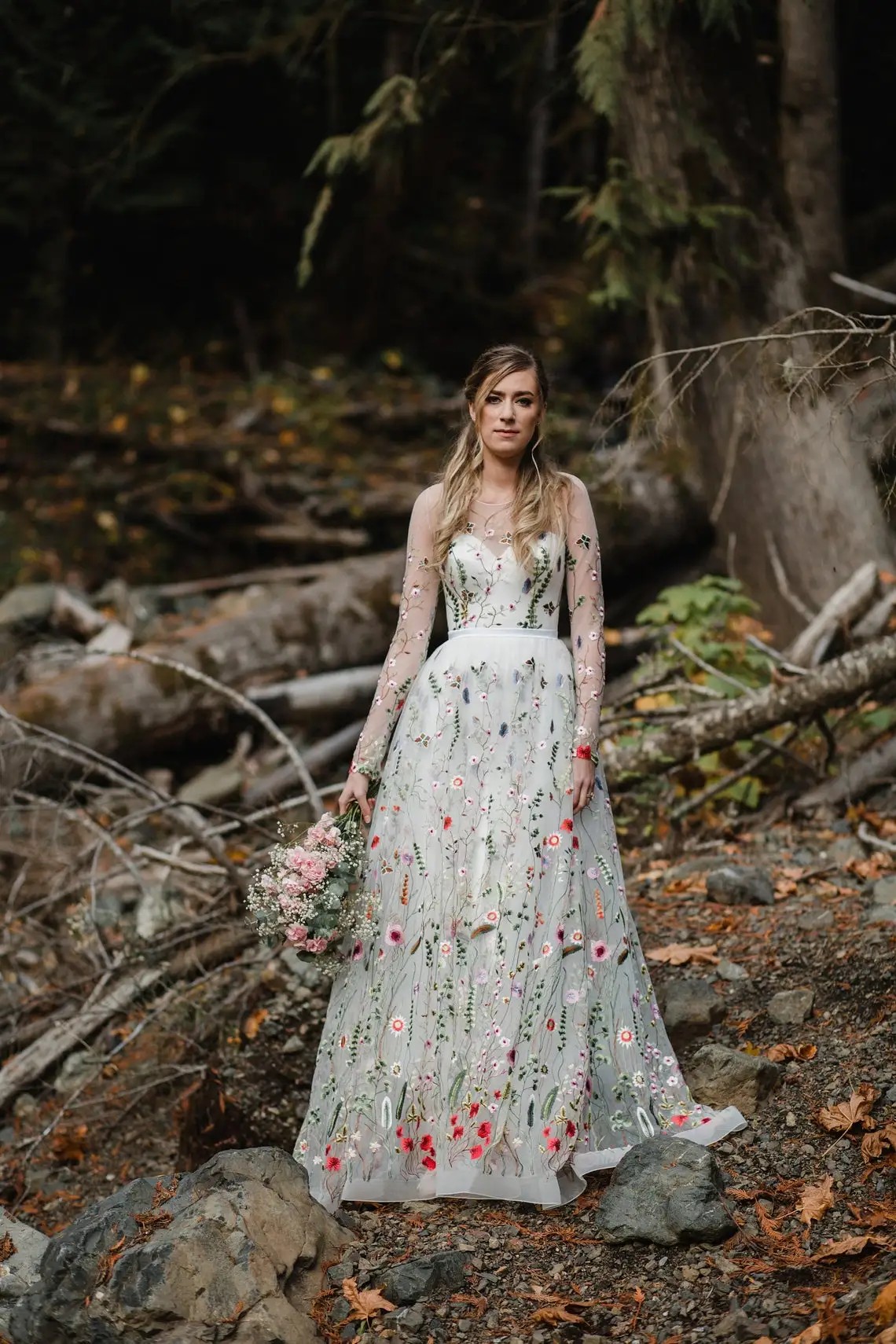 Trend: Embroidered & floral wedding dresses