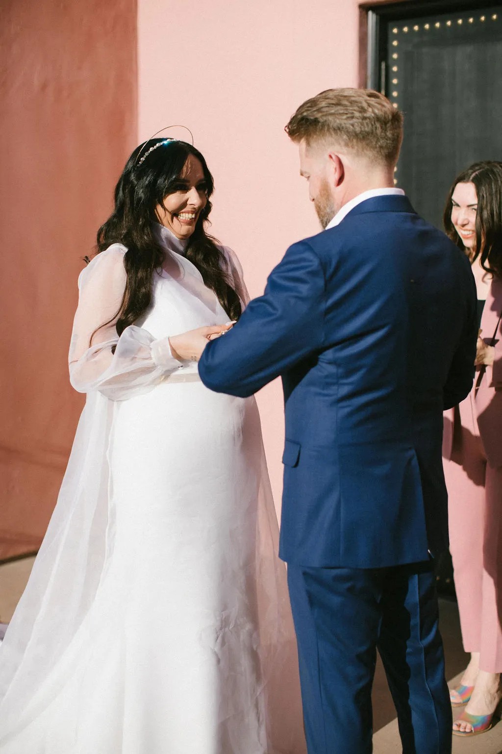 Our Indian Wells wedding ceremony: