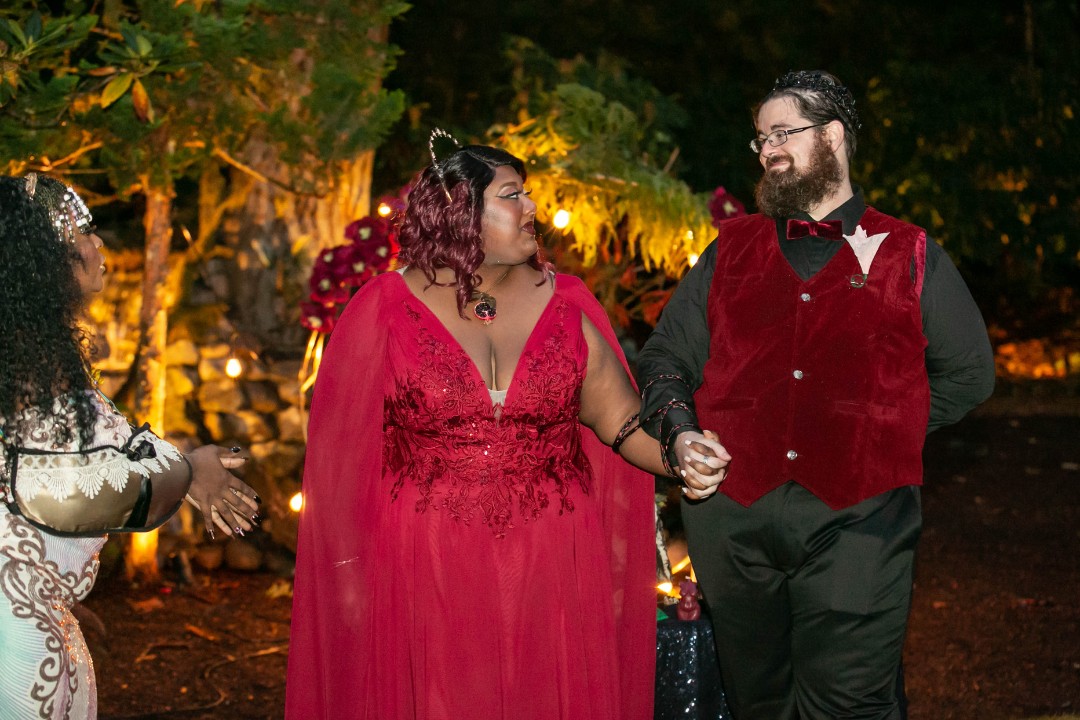 Tell us about the queer burlesque hand fasting ceremony: